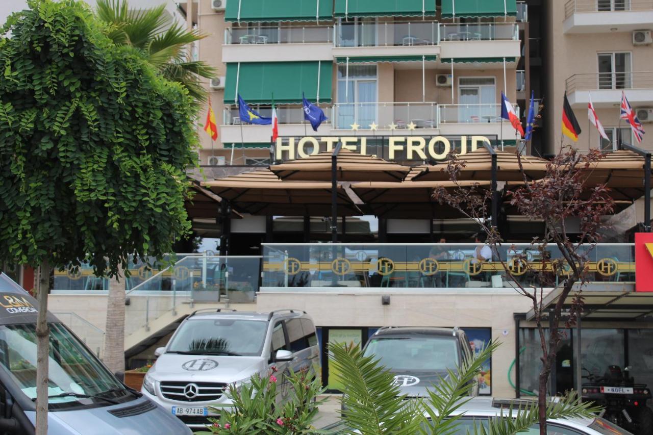 Hotel Frojd - Beach Front Resort Shëngjin エクステリア 写真